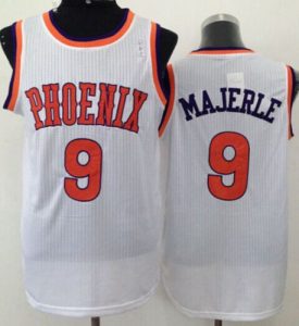 Suns #9 Dan Majerle White New Throwback Stitched NBA Jersey