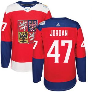 Team Czech Republic #47 Michal Jordan Red 2016 World Cup Stitched NHL Jersey