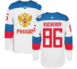 Team Russia #86 Nikita Kucherov White 2016 World Cup Stitched NHL Jersey