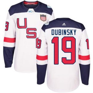 Team USA #19 Brandon Dubinsky White 2016 World Cup Stitched Youth NHL Jersey