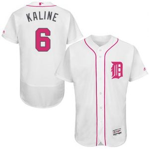Tigers #6 Al Kaline White Flexbase Authentic Collection 2016 Mother's Day Stitched MLB Jersey