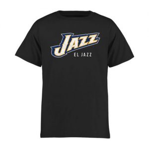Utah Jazz Youth Noches Enebea T-Shirt Black
