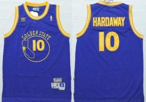 Warriors #10 Tim Hardaway Blue New Throwback Stitched NBA Jersey