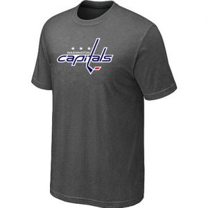Washington Capitals Big & Tall Logo Crow Grey NHL T-Shirts