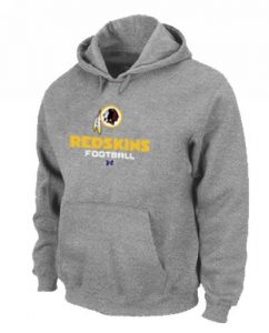 Washington Redskins Critical Victory Pullover Hoodie Grey