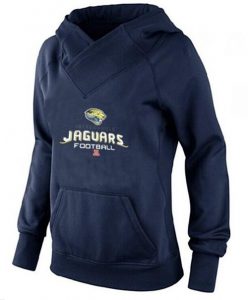 Women's Jacksonville Jaguars Big & Tall Critical Victory Pullover Hoodie Navy Blue