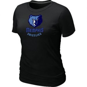 Women's NBA Memphis Grizzlies Big & Tall Primary Logo T-Shirt Black