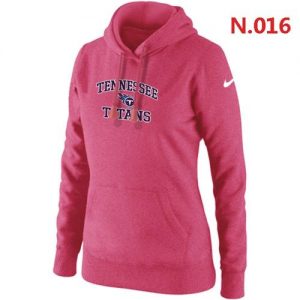 Women's Nike Tennessee Titans Heart & Soul Pullover Hoodie Pink