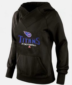 Women's Tennessee Titans Big & Tall Critical Victory Pullover Hoodie Black