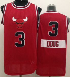 Bulls #3 Doug McDermott Red 2014-15 Christmas Day Stitched NBA Jersey