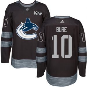 Canucks #10 Pavel Bure Black 1917-2017 100th Anniversary Stitched NHL Jersey