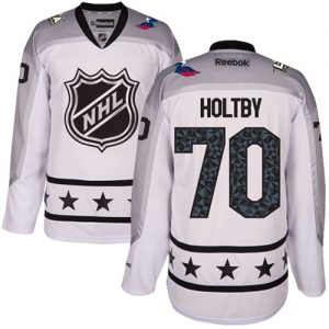 Capitals #70 Braden Holtby White 2017 All-Star Metropolitan Division Stitched NHL Jersey