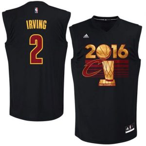 Cavaliers #2 Kyrie Irving Black 2016 NBA Finals Champions Stitched NBA Jersey