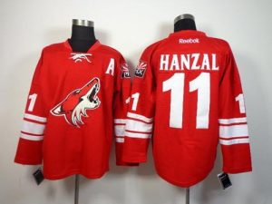 Coyotes #11 Martin Hanzal Red Home Stitched NHL Jersey