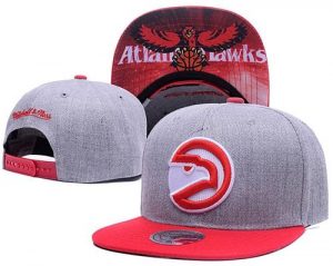 Mitchell and Ness NBA Atlanta Hawks Stitched Snapback Hats 018