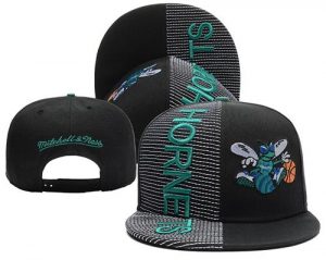 Mitchell and Ness NBA New Orleans Hornets Stitched Snapback Hats 054