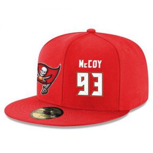 NFL Tampa Bay Buccaneers #93 Gerald McCoy Snapback Adjustable Stitched Player Hat - Red White