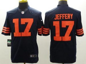 Nike Bears #17 Alshon Jeffery Navy Blue 1940s Throwback Men's Stitched NFL Limited Jersey