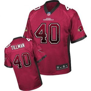 Nike Cardinals #40 Pat Tillman Red Team Color Men's Embroidered NFL Elite Drift Fashion Jersey