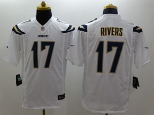Nike Chargers #17 Philip Rivers White Men's Stitched NFL Limited Jersey