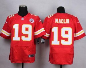 Nike Chiefs #19 Jeremy Maclin Red Team Color Men's Stitched NFL Elite Jersey