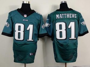 Nike Eagles #81 Jordan Matthews Midnight Green Team Color Men's Stitched NFL New Elite Jersey