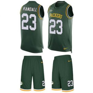 Nike Packers #23 Damarious Randall Green Team Color Men's Stitched NFL Limited Tank Top Suit Jersey
