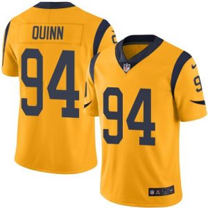 Nike Rams #94 Robert Quinn Gold Men's Stitched NFL Limited Rush Jersey