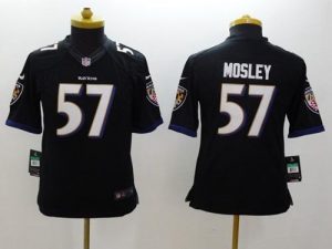 Nike Ravens #57 C.J. Mosley Black Alternate Youth Stitched NFL New Limited Jersey