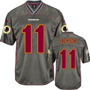 Nike Redskins #11 DeSean Jackson Grey Men's Stitched NFL Elite Vapor Jersey