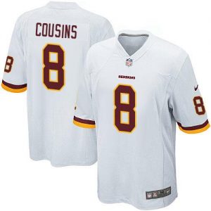 Nike Redskins #8 Kirk Cousins White Youth Stitched NFL Elite Jersey