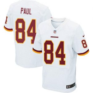 Nike Redskins #84 Niles Paul White Men's Stitched NFL Elite Jersey