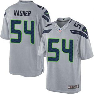 Nike Seahawks #54 Bobby Wagner Grey Alternate Men's Stitched NFL Limited Jersey