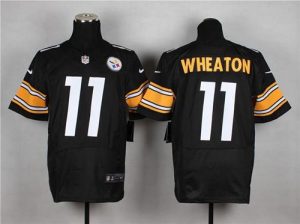 Nike Steelers #11 Markus Wheaton Black Team Color Men's Stitched NFL Elite Jersey