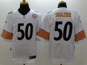 Nike Steelers #50 Ryan Shazier White Men's Stitched NFL Elite Jersey