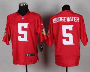 Nike Vikings #5 Teddy Bridgewater Red Men's Stitched NFL Elite QB Practice Jersey