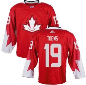 Team Canada #19 Jonathan Toews Red 2016 World Cup Stitched Youth NHL Jersey