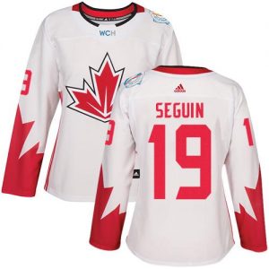 Team Canada #19 Tyler Seguin White 2016 World Cup Women's Stitched NHL Jersey