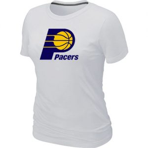 Women's NBA Indiana Pacers Big & Tall Primary Logo T-Shirt White